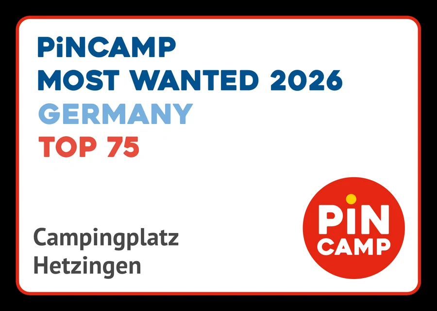PiNCAMP Most Wanted 2026 – Deutschland Top 75 – Campingplatz Hetzingen