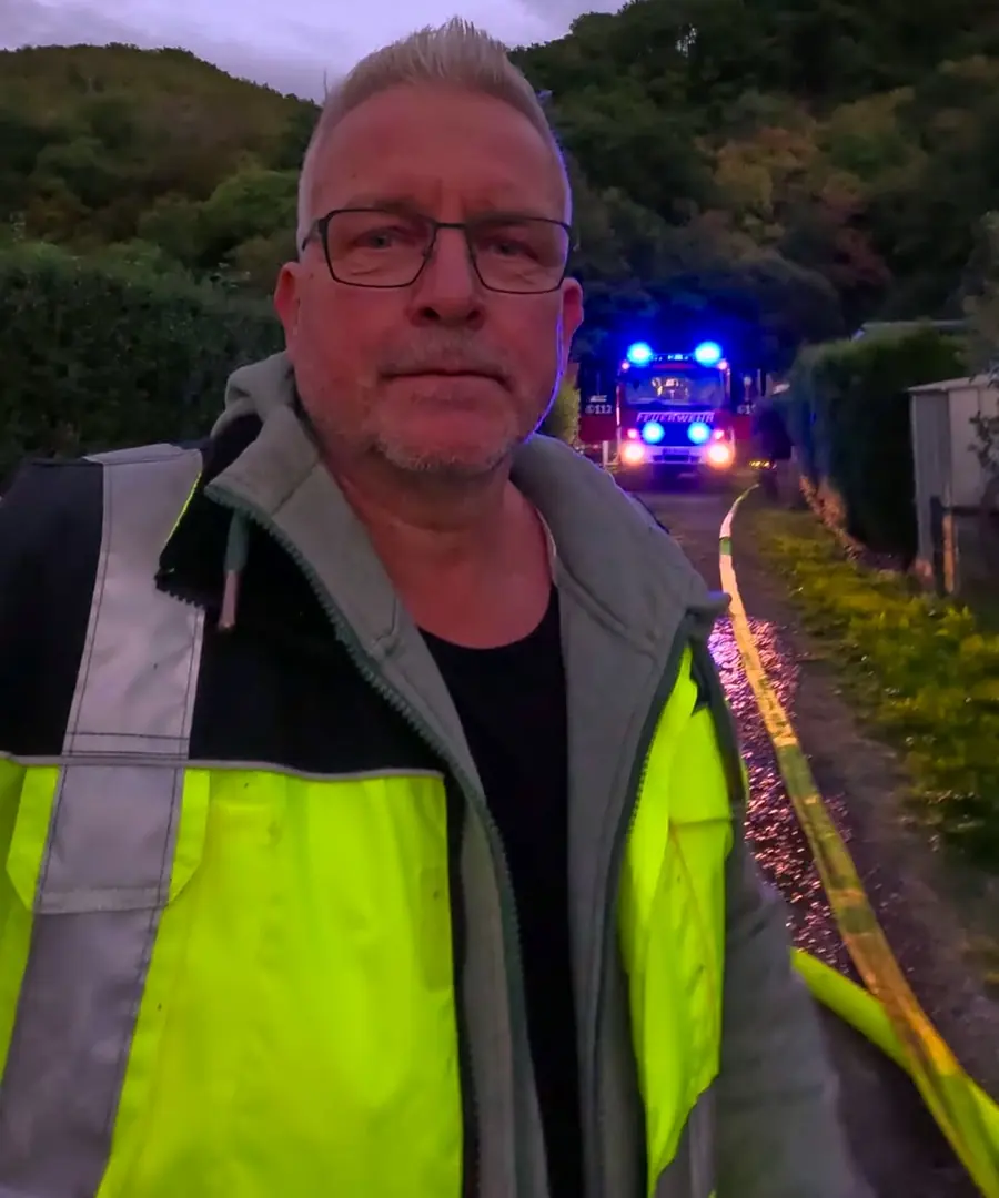 Fire brigade drill at the campsite – what an operation!